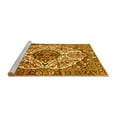 thumbnail image 2 of Ahgly Company Machine Washable Indoor Round Persian Yellow Traditional Area Rugs, 7' Round, 2 of 4