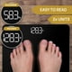 thumbnail image 2 of Báscula de baño INEVIFIT, báscula corporal digital de alta precisión. Mide hasta 181 kg. Incluye pilas., 2 of 5