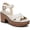 Almond Milk, variant on LifeStride Womens Peachy Faux Leather Ankle Strap Heels