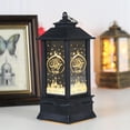 thumbnail image 3 of Decoración de Ramadán, luces LED, farol, Festival Eid Mubarak, lámpara de lámpara cálida, decoración artesanal, decoración de escritorio Eid Negro L Yotijar Linterna colgante, 3 of 4