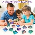 thumbnail image 6 of CYFW 4Pcs Sensory Fidget Toys,3D Printed Sensory Fidget Star,Sensory Toys for Autism,Rainbow, 6 of 7