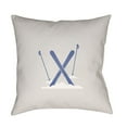 thumbnail image 2 of Surya  Ski Square Throw Pillow - Navy & White - 18 x 18 x 4 in., 2 of 2
