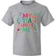 thumbnail image 3 of Inktastic My Tia Loves Me Niece Youth T-Shirt, 3 of 5