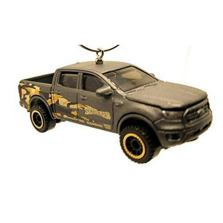 2019 Ford Ranger Christmas Ornament 1:64 Gray