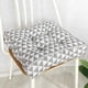 thumbnail image 1 of Xiao Hua Cojines bohemios suaves para silla de patio, para interior, oficina, hogar, cocina, cojín cuadrado para silla de comedor, cojín triangular gris de 45,7 x 45,7 x 10 cm, 1 of 5
