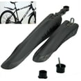 thumbnail image 5 of Juego de guardabarros para bicicleta, portátil, ajustable, para bicicleta de montaña y carretera, color negro, 5 of 5
