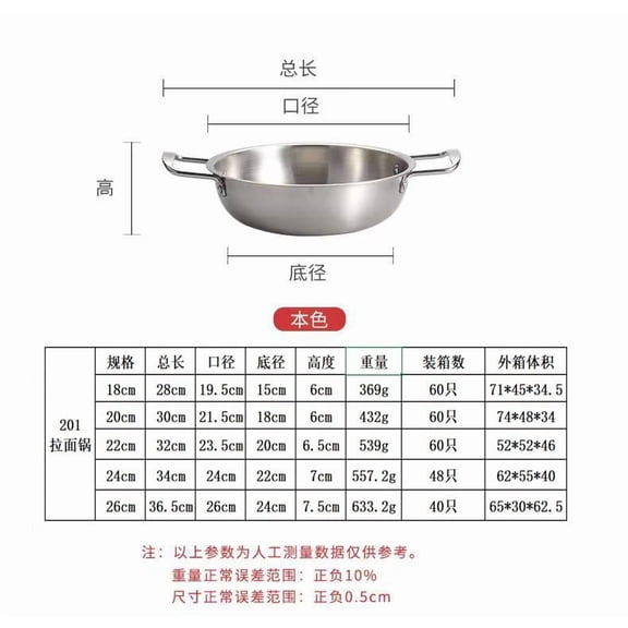 Stainless Steel Dutch Oven Pot with Dual Handles, Induction Safe Stock Pot for Cooking, Stewing, Frying, Baking, Home Kitchen Use