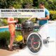 thumbnail image 2 of Barbecue Grill Temperature Gauge, Barbecue Charcoal Grill Smoker Temperature Gauge Pit Barbecue Pizza Oven, 2 of 5