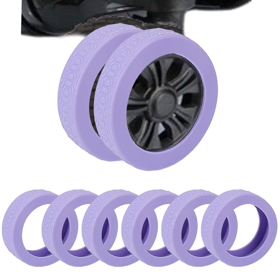 18 PCS Luggage Wheel Covers Silicone Suitcase Wheel Protector Covers 2-2.4inch 8 Spinner Wheels Carry on Luggage Anti-Noise Wear-Resistant Colorful