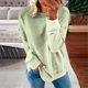 thumbnail image 1 of ICHUANYI Clearance Women's Fashion Printed Loose T-shirt Long Sleeves Blouse Round Neck Casual Tops Sweatshirt Hoodies(Beige, S) ICHUANYI WER2023081512054, 1 of 5