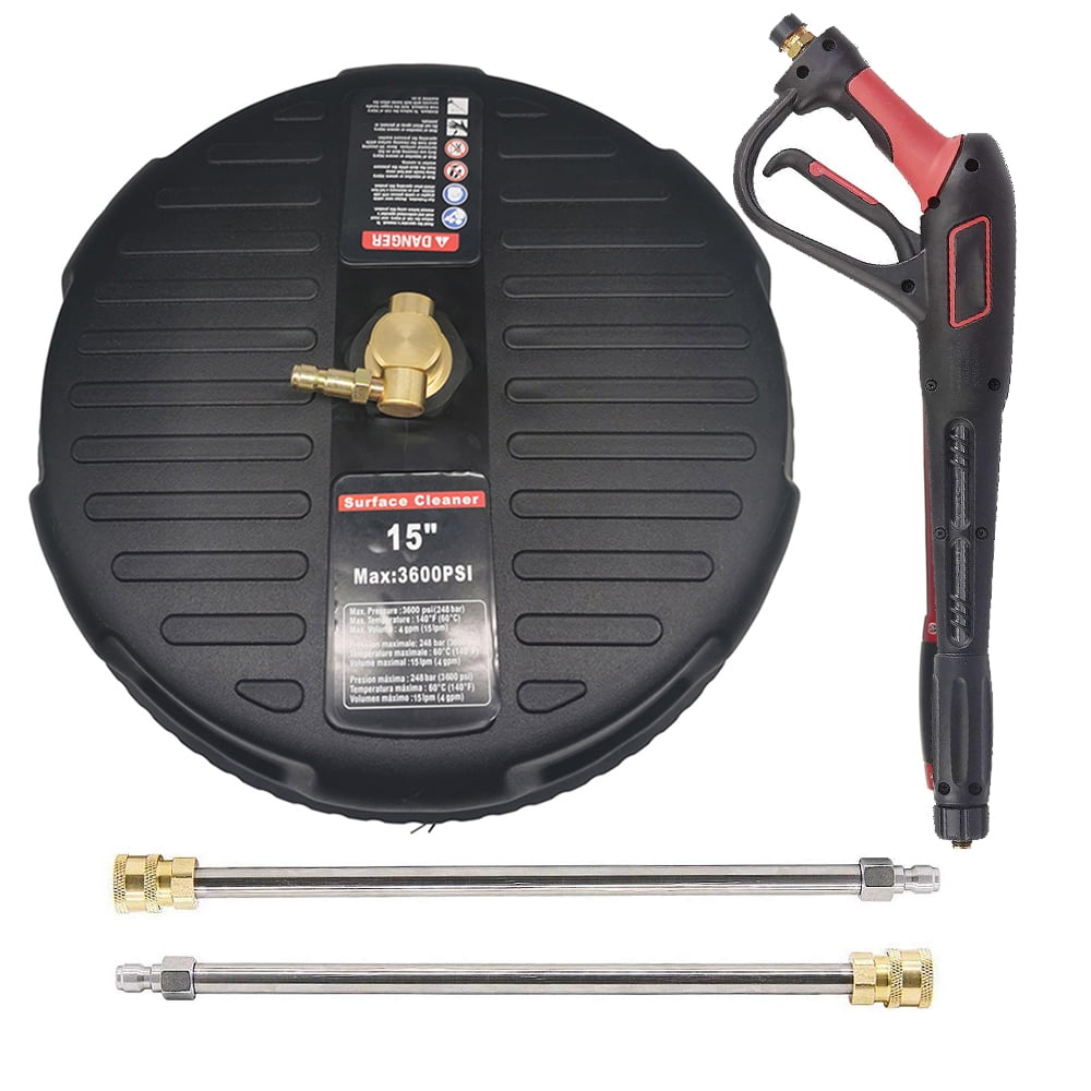 iMeshbean 15 Inch Pressure Washer Surface Cleaner with Pressure Washer