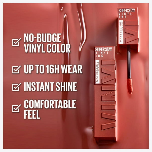Maybelline SuperStay Vinyl Ink liquid lipstick, Peachy - Walmart.ca