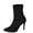 Black, variant on Zynoxe Womens Ankle Boots Elegant Pointed Toe Boots for Women Soft Faux Suede Casual Short Boots With Back Zipper Fashion Slim Stiletto Heel Booties for Parties Office Wear Black 5.5