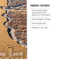 thumbnail image 3 of Bethany Beach, Delaware, Footprints in Sand Birch Wood Wall Sign (12x18 Rustic Home Decor, Ready to Hang Art), 3 of 5