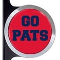 thumbnail image 3 of New England Football - Go Pats - Patriots Plastic License Plate Frame with Team Badges, 3 of 5