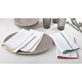 thumbnail image 2 of Fennco Styles Whip Stitched 100% Cotton Cloth Napkins 20" W x 20" L, Set of 4 - Silver Dinner Napkins for Home Décor, Dining Table, Holiday, Banquets, Family Gathering and Special Occasion, 2 of 2