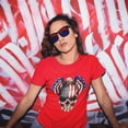 thumbnail image 2 of Skull and Eagle American Flag Colors Independence Day T-Shirt, 2 of 3