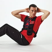 Reebok Delta 20 lb Adjustable Weighted Vest, Black, Unisex