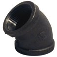 thumbnail image 1 of Black Pipe Fitting, Equal Elbow, 45-Degree, 1/4-In. -520-201HC, 1 of 3