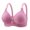 Purple, variant on HCURIBAD Bras for Women No Underwire Adjustable Bras Full Coverage Support Bralette Plus Size Everyday Bra Wireless Bras, Push up Bra, Backless Bra, Bras for Women Beige L