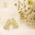 thumbnail image 5 of 14k Gold Over Silver Cubic Zirconia CZ Bumble Bee Ring, 5 of 8