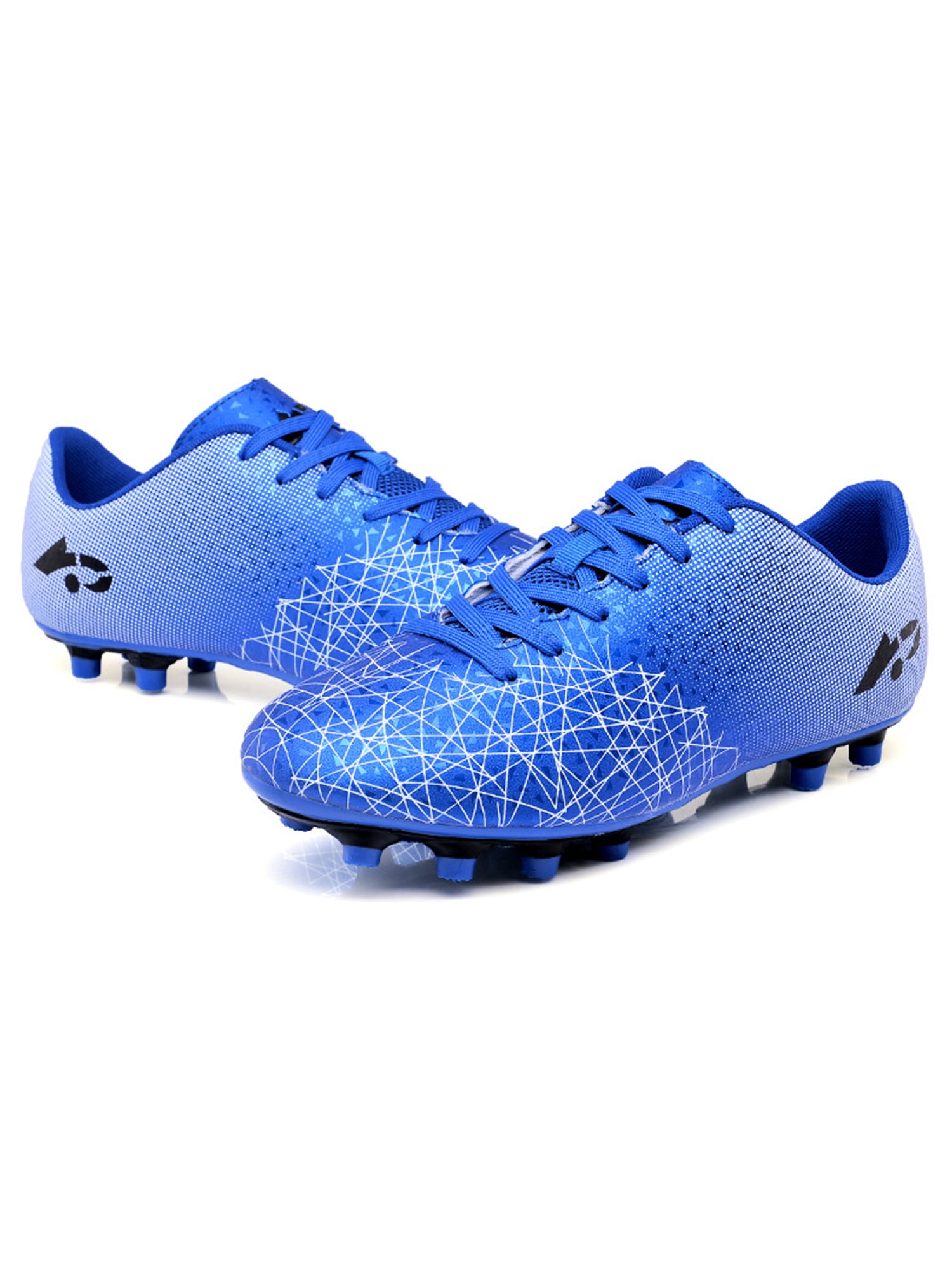 JABASIC Kids Soccer Boots Boys Girls Athletic Outdoor Football Cleats Shoes 