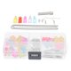 thumbnail image 1 of 1 Set Adorable Bear DIY Charms with Chain Hair Clip Set Resin Craft Accessories, 1 of 3