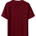 thumbnail image 4 of Hearthz Mens Henley Shirts 3 Button Mens Short Sleeves Shirts Basic Breathable Moisture Wicking Men's Athletic Shirts & Tees Wine S, 4 of 7