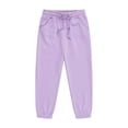thumbnail image 5 of Bixock Toddler Boys Sweatpants Elastic Waist Jogger Pants Kids Solid Color Side Pocket Fleece Lined Loose Stretch Fall Winter Sport Wear Size 13-14Years, 5 of 6