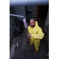 thumbnail image 2 of Venom Steel Disposable Chemical Splash Industrial Coverall, Hooded, Elastic Wrist and Ankles, Yellow, L/XL, 2 of 4