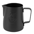 thumbnail image 1 of Milk Frothing Pitcher, Multipurpose Prevent Spilling Eagle Beak  Safe Frothing Pitcher 304 Stainless Steel With Handle For Cafe Black, 1 of 8