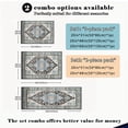 thumbnail image 3 of Floor Rugs Sets 3 Piece with Runner, Farmhouse Kitchen Rugs and Mats Non Skid Washable Runner Rug for Kitchen Sink Laundry, 3 of 12