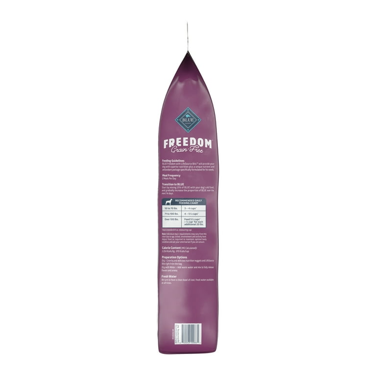 Blue freedom dog food cheap walmart