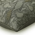 thumbnail image 6 of The HomeCentric Silver Pack of 2, 12"x14" (30x35 cm) Lumbar Bed Pillowcases, Faux Leather Beaded Pattern Pillow Cover Couch, Animal Pattern Modern Style - Animal Silver, 6 of 8