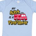 thumbnail image 4 of Inktastic My Aunt is a Firefighter with Fire Truck Boys or Girls Baby Bodysuit, 4 of 5
