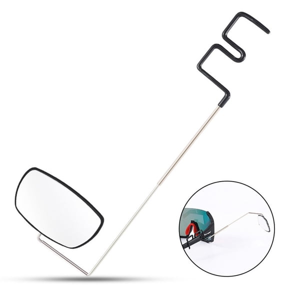 Bike Bicycle Cycling Riding Mirror Helmet Mount Rearview Rear View Eyeglass