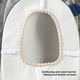 thumbnail image 5 of Tapa De Inodoro, Tela Suave Bordada, Fácil Instalación Y Limpieza, Parte Trasera Higiénica E Impermeable, Accesorio De Baño Duradero Y Resistente Al Desgaste Para El Hogar, 5 of 7