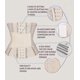 thumbnail image 3 of Women Waist Trainer Corset Tummy Control Body Shaper Breathable Shapewear Workout Slimming Belt Girdle Cincher, 3 of 4