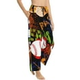 thumbnail image 2 of Kll Womens Balls Print Pajama Pants Soft Pajama Bottoms For Women Cozy Lounge Pants, 2 of 9