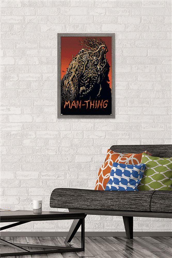 Marvel Comics: Man-Thing #2 Wall Poster, 14.725" x 22.375" Framed
