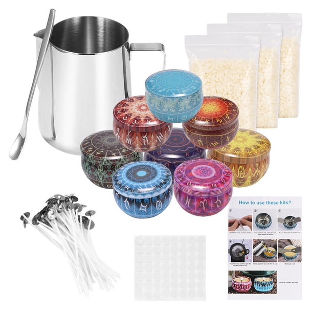 Kit Para Hacer Velas, Velas Diy, Juego De Herramientas Artesanales, Kit De Cera Para Mechas De Olla Para Verter Advancent HA025178-01