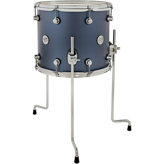 DW Design Series Floor Tom with Legs 14 x 12 in. Blue Slate