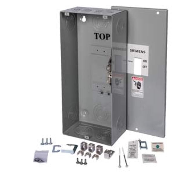 Circuit Breaker Enclosure, E2N, 3 Spaces, 100A, Main Circuit Breaker