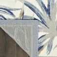 thumbnail image 5 of Nourison Pompeii Contemporary Tropical Ivory Blue 7'10" x 9'10" Area Rug, (8' x 10'), 5 of 8