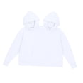 thumbnail image 1 of TISHITA Sweat à Capuche Couple Surdimensionné Mode Intime Assorti Blanc, 1 of 5