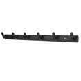 thumbnail image 4 of Coat Rack, Aluminum Alloy Lightweight Wall Wall-Mount Coat Rack Coat Hooks Coat Rack Wall Mount With 6 Hooks For Bathroom For Corridor For Hall For Bedroom White,Black, 4 of 8