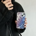 thumbnail image 6 of Gradient Purple Feather Yarn Luxury Shockproof TPU Case Compatible with iPhone Case (iPhone 13 Pro), 6 of 6