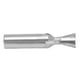 thumbnail image 1 of Dovetail Bit Carbide 12mm Dia Shank 4 Flutes 60mm Long Universal Dovetail Milling Cutter 75°, 1 of 5