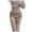 Grey, variant on Women Floral Lace Garter Belt Set with Mesh Suspender and Metal Clip for Thigh Highs Stylish Plus Size Tights
