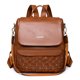 thumbnail image 5 of Nuevas mochilas para mujer, tendencia informal, bolso de mujer, bolso escolar de cuero PU, bolso de viaje de moda, mochila de estilo británico, mochila femenina, 5 of 5